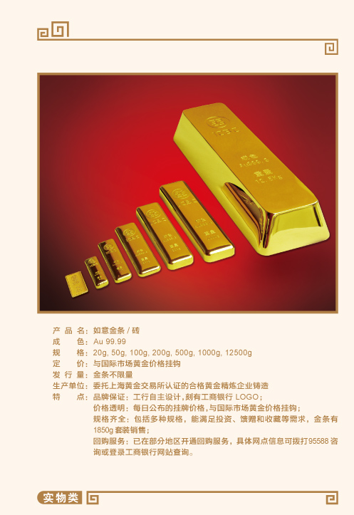 工商银行今日金条价格，市场动态与投资价值分析