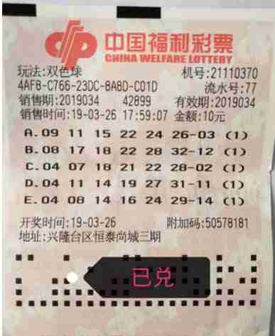 2019年双色球第35期开奖结果揭晓，幸运数字引领新年新气象